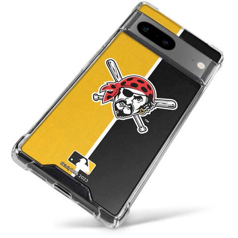 MLB Pittsburgh Pirates Split Google Pixel 8 Clear Case